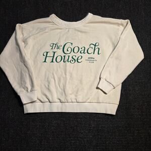 Jungmaven x oHHo Community Club Women's Large Hemp Organic Cotton White Sweater
